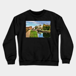 Town Lock Newbury On The Kennet and Avon Crewneck Sweatshirt